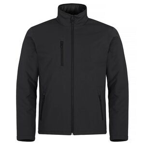Clique Mens Padded Soft Shell Jacket / Black